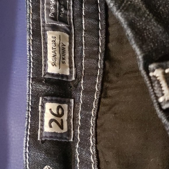 Miss Me Jeans Women Size 26 Blue Signature Skinny - Picture 7 of 8